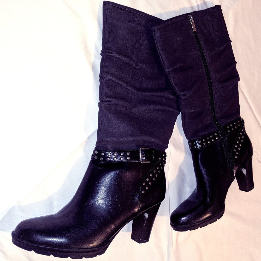Kandance Tall Black Fashion Boots